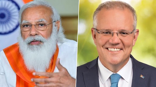 PM Narendra Modi, Scott Morrison Review Progress in India-Australia Comprehensive Strategic Partnership