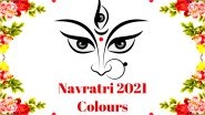 October Navratri 2021 Colours for 9 Days: Date-Wise List of Colours To Wear Every Day for the Nine-Night Festival To Seek Blessings From Maa Durga