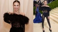 Olivia Rodrigo Makes Jaw-Dropping Appearance in Sheer Lace Saint Laurent Bodysuit to Met Gala 2021