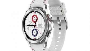 World News | Samsung Electronics to Release Galaxy Watch 4 'Thom Browne' Limited Edition