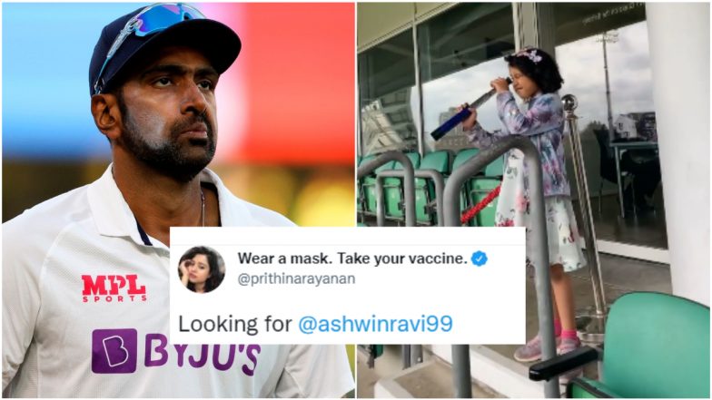 R Ashwin’s Daughter Looking for Father in IND vs ENG Oval Test, Wife Prithi Fires Salvo at Spinner’s Exclusion With This Video