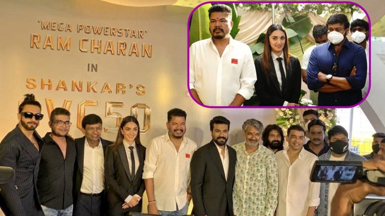 #RC15: Chiranjeevi, Ranveer Singh, SS Rajamouli Grace the Launch Event of Ram Charan-Kiara Advani’s Film (View Pics)