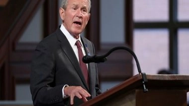 World News | US Former President Bush Calls on Americans to Confront Domestic 'violent Extremists'