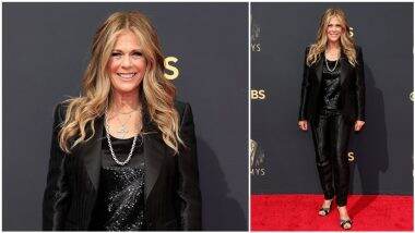 Emmys 2021: Rita Wilson Shines Bright in Her Glittery Black Outfit at the Awards Show