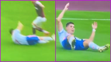 Cristiano Ronaldo Accused of Diving During West Ham vs Manchester United EPL 2021-22 Match (See Video and Reactions)