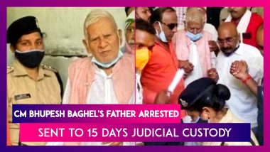 Chhattisgarh CM Bhupesh Baghel's Father Nand Kumar Baghel Arrested, Sent To 15 Days Judicial Custody