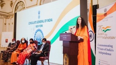 World News | American Born Sadhvi Bhagawati Saraswati Shares Her Experience of Spirituality