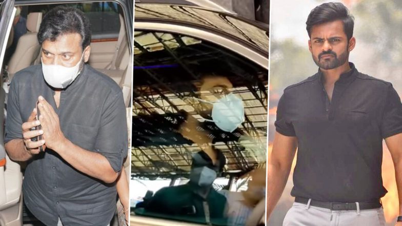 Sai Dharam Tej Accident: Chiranjeevi, Ram Charan and Other Celebs Visit the Hospital To Check on the Tollywood Actor’s Health (View Pics and Videos)