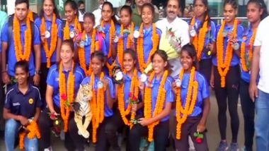 Sports News | Indian Rugby Team Returns After Winning Silver in Asia Under-18 Girls 7s