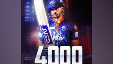 Sports News | IPL 2021: Shreyas Iyer Reaches 4000 T20 Runs While Saha Crosses 2000 Runs in League