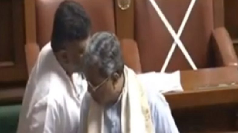 Karnataka Assembly Erupts in Laughter as Siddaramaiah's Dhoti Nearly Falls, Watch Video