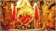 Siddhivinayak Ganapati Idol Live Darshan & Streaming Online for Ganesh Chaturthi 2021 Day 5: Watch Live Streaming of the Ganeshotsav Celebrations and Aarti From Mumbai