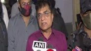 India News | Kirit Somaiya Files Complaint Against Maha Govt, Mumbai Police over His Detention