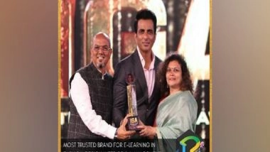 Business News | JD Institute Of Fashion Technology Receives Award from Sonu Sood at International Glory Awards Goa 2021