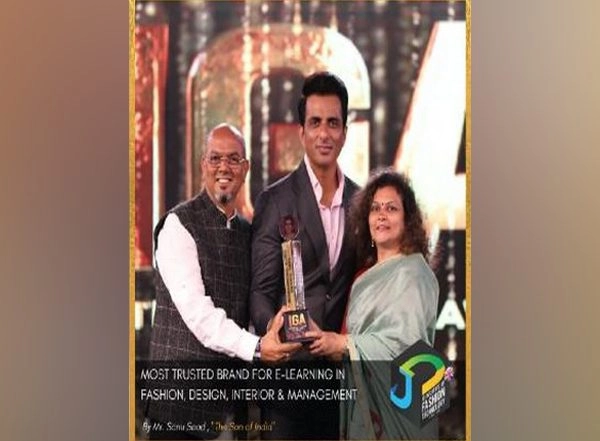 Business News | JD Institute Of Fashion Technology Receives Award from Sonu Sood at International Glory Awards Goa 2021