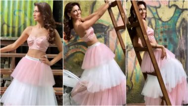 Sriti Jha Channelises Her Inner Carrie Bradshaw in This Long Tutu Skirt! Watch Video of Kumkum Bhagya Goofing Around in Pink and White Tulle Outfit