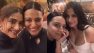 Swara Bhasker Parties With the &lsquo;Coolest Bride&rsquo; Rhea Kapoor and Sonam Kapoor (View Pics)