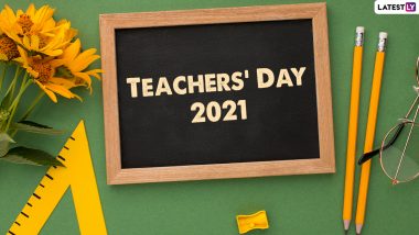 Teachers’ Day 2021 Images & HD Wallpapers for Free Download Online: Wish Happy Teachers’ Day With WhatsApp Stickers, GIF Greetings and Quotes on Shikshak Diwas