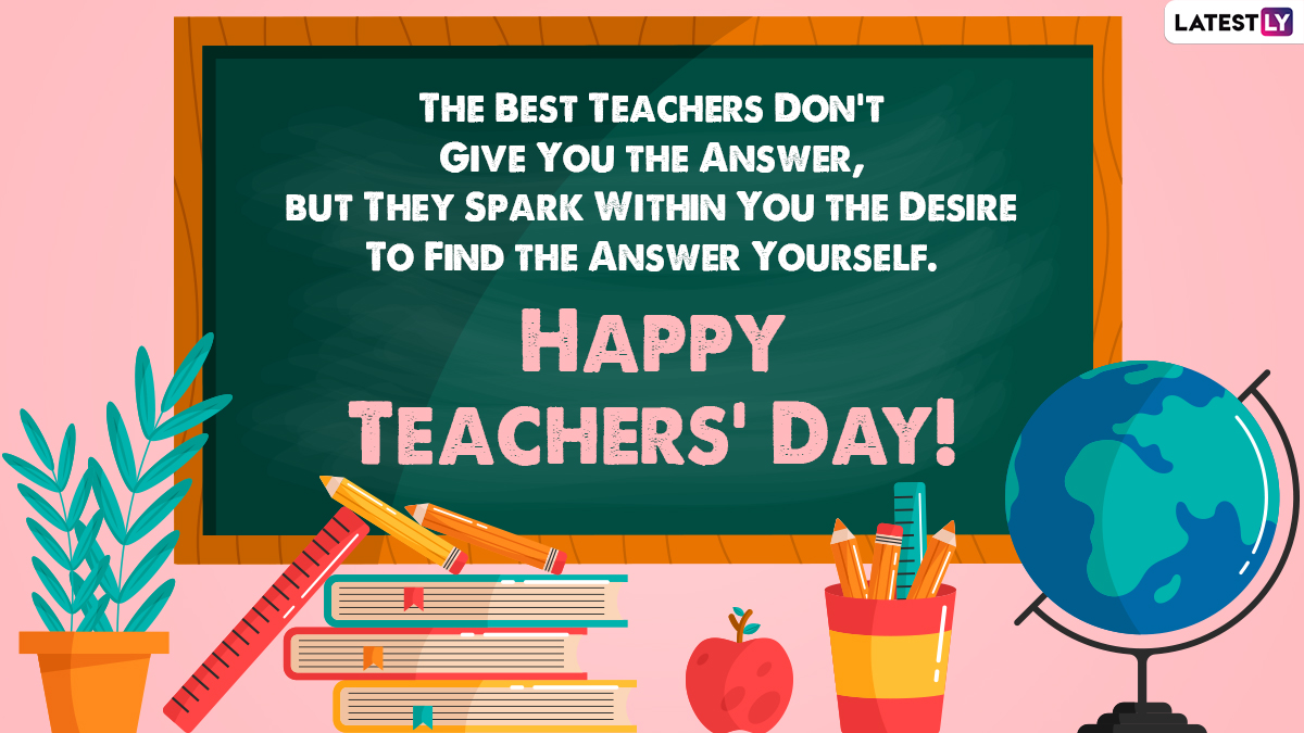 Best Teachers' Day 2021 Greetings & HD Images for Free Download Online:  Send Happy Teachers Day Wishes With GIFs, Quotes, Wallpapers and Lovely  Messages | 🙏🏻 LatestLY