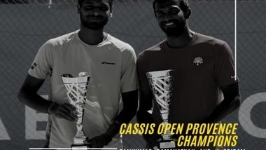 Sports News | Cassis Open Tennis: Ramkumar, Sriram Balaji Win Doubles Title