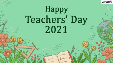 Teachers' Day 2021 Messages & Greetings: WhatsApp Stickers, GIF Images,  SMS, Wishes and Quotes To Thank and Appreciate Your Teachers | 🙏🏻 LatestLY