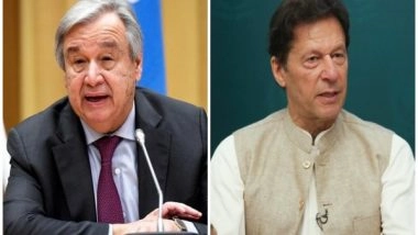 World News | Pak PM Speaks with UN Chief, Discusses Current Situation in Afghanistan