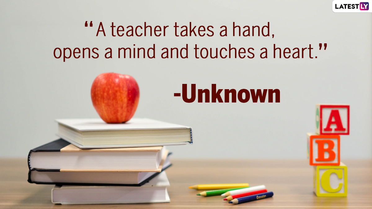 Teachers’ Day 2021 Quotes & HD Images: Facebook Status, WhatsApp ...