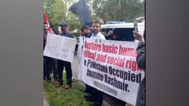 World News | Protest Held Outside Pakistan High Commissioner's Residence in London