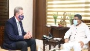 India News | Union Minister Dharmendra Pradhan Meets Australian High Commissioner to India, Discusses Cooperation in Education Sector