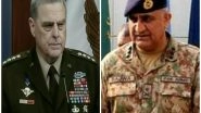 World News | Top US General, Pak Army Chief Discuss Security Situation in Pakistan, Surrounding Region