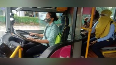 India News | Women Only Pink City Buses in Indore to Have Women Drivers, Conductors