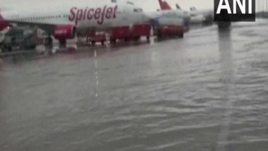 India News | Delhi: Parts of IGI Airport Waterlogged Following Heavy Rains