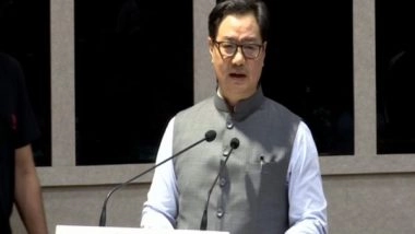 India News | Union Law Minister Kiren Rijiju Inaugurates School of Law, Forensic Justice and Policy Studies at NFSU in Gandhinagar