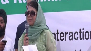 India News | BJP Uses Taliban, Afghanistan, Pakistan to Garner Votes,says Mehbooba Mufti