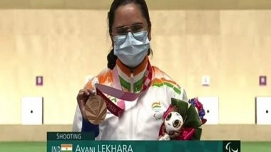 India News | President Kovind, Vice President Naidu Congratulate Avani Lekhara for Becoming 1st Woman to Win 2 Medals at Tokyo Paralympics
