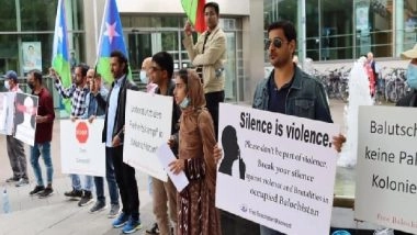 World News | Germany: Free Balochistan Movement Holds Protest Against Pakistan in Hanover