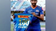 Sports News | IPL: Jasprit Bumrah Dons Mumbai Indians Jersey for 100th Time