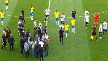 Brazil vs Argentina CONMEBOL FIFA World Cup Qualifier Suspended As Health Officials Invade Pitch (Watch Video)