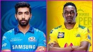 IPL 2021: Jasprit Bumrah, Dwayne Bravo Feature in 100th Game for Mumbai Indians and Chennai Super Kings Respectively