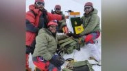 India News | ITBP Team Successfully Summits Mount Balbala in Uttarakhand