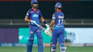 Sports News | IPL 2021: Dominant Delhi Moves to Top Spot After Emphatic Win Against SRH