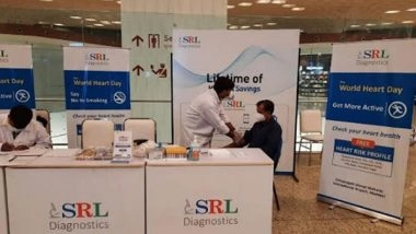 Business News | SRL Diagnostics Organizes a 'Free Cardiac Screening Camp' at Mumbai Airport to Commemorate World Heart Day