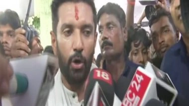 India News | Proud to Be Son of Such Person, Says Chirag Paswan on His Father's Death Anniversary