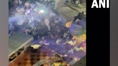 India News | Andhra: Clash Breaks out Between YSRCP, TDP Workers in Guntur During Ganpati Idol Immersion