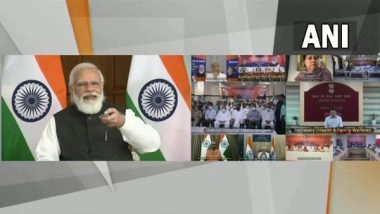 India News | PM Modi Inaugurates Petrochemicals Technology Institute, Lays Foundation Stone for 4 Medical Colleges in Rajasthan