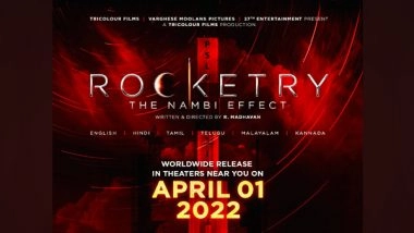 Entertainment News | R Madhavan's 'Rocketry: The Nambi Effect' to Arrive in April 2022