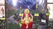 India News | 'Border Cha Raja' Lord Ganesh Idol Leaves Mumbai for Temple in J-K's Poonch