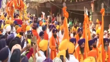 India News | People Participate in 'nagar Kirtan' on 'Parkash Purb' of Guru Granth Sahib