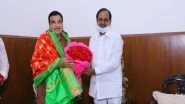 India News | Telangana CM Meets Union Minister Nitin Gadkari, Discusses Development Projects for State