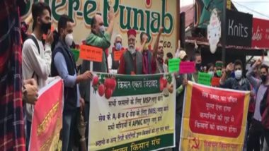 Farmers in Himachal Pradesh Protest, Demand MSP for Apples